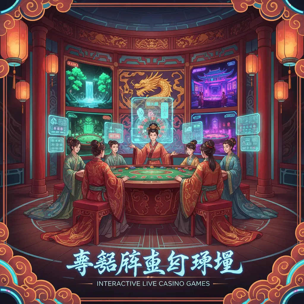 Interactive live casino games - Environments