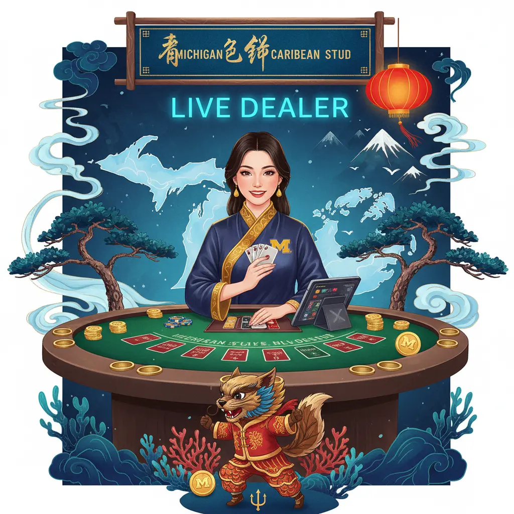 Caribbean stud live dealer games - Michigan