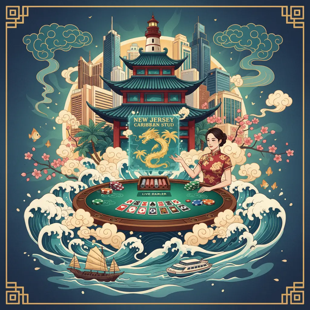 Caribbean stud live dealer games - Jersey