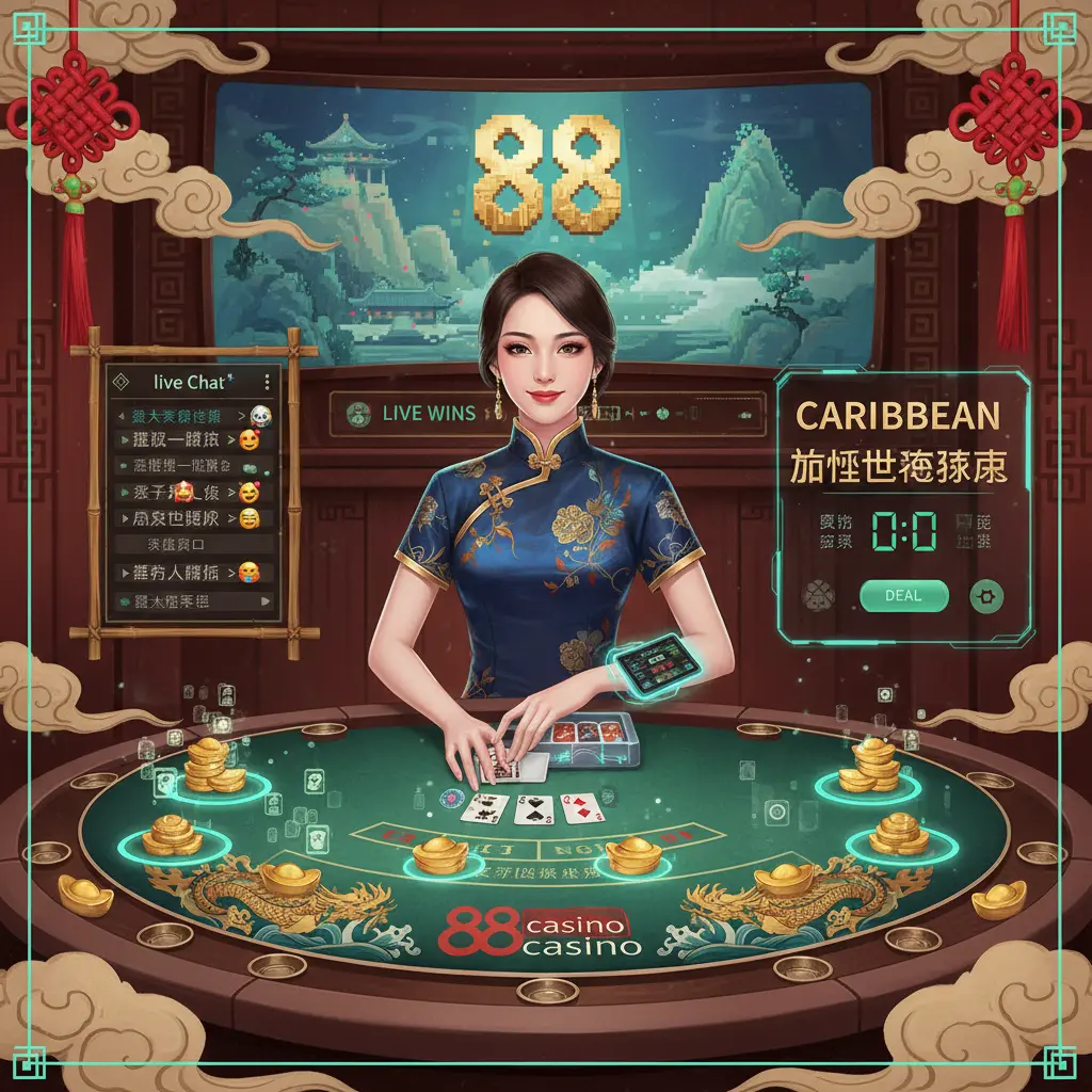 Caribbean stud live dealer games - casino