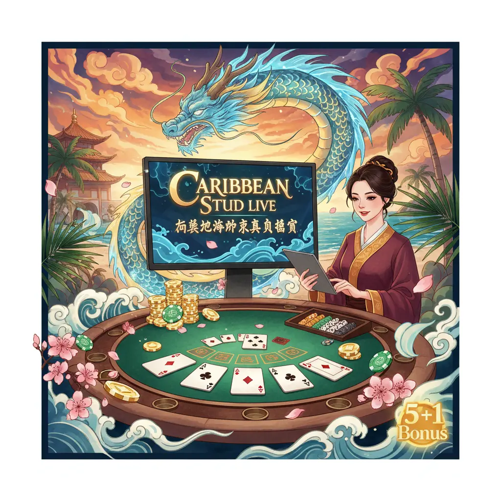 Caribbean stud live dealer games - Caribbean