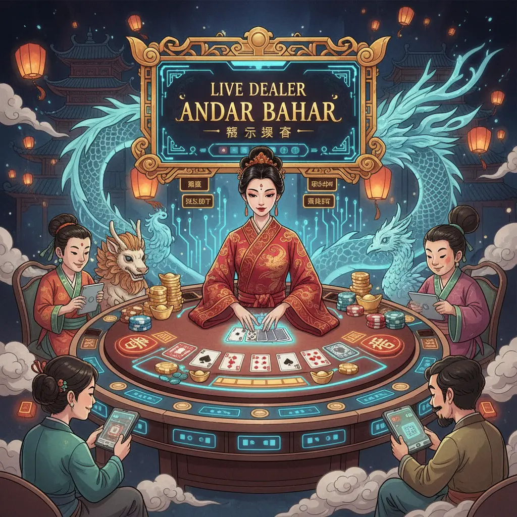 Live dealer andar bahar online - Dealer
