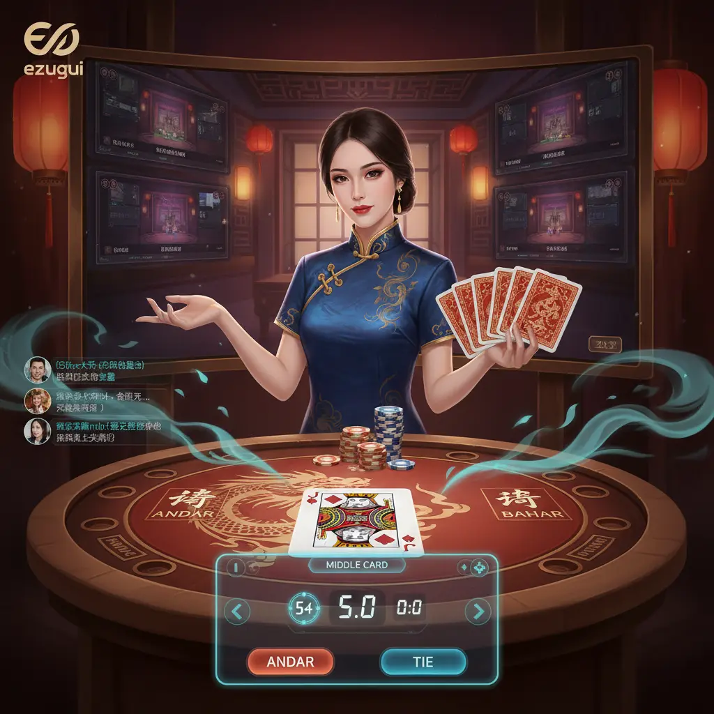 Live dealer andar bahar online - Ezugi