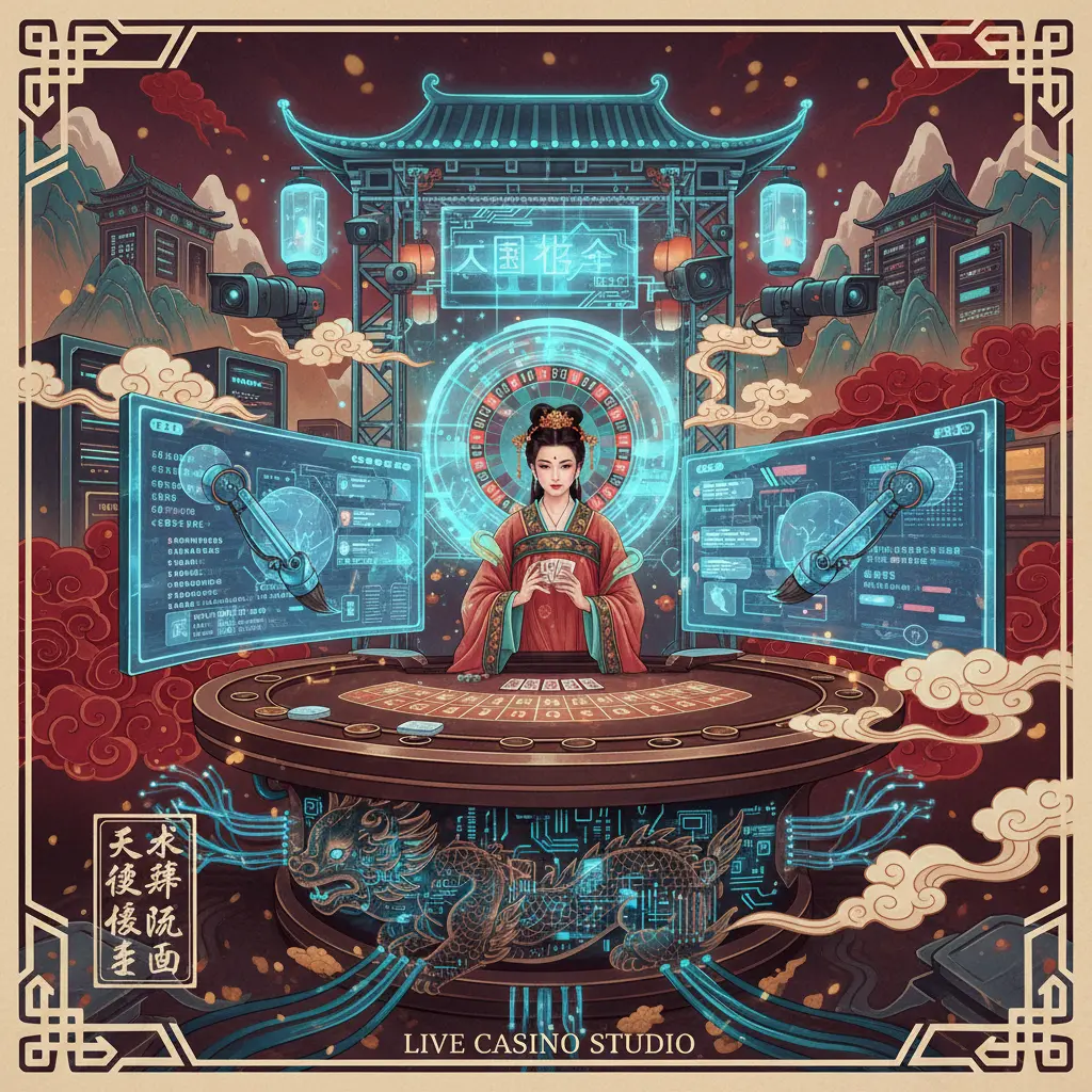 Live casino studio technology - Dealer