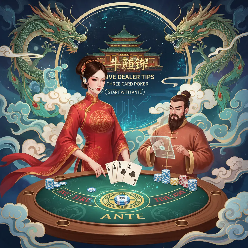 Three card poker live dealer tips - Ante