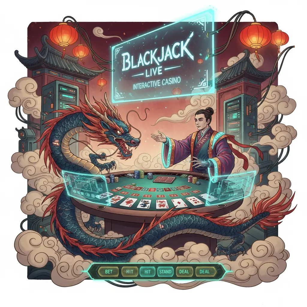 Interactive live casino games - Blackjack