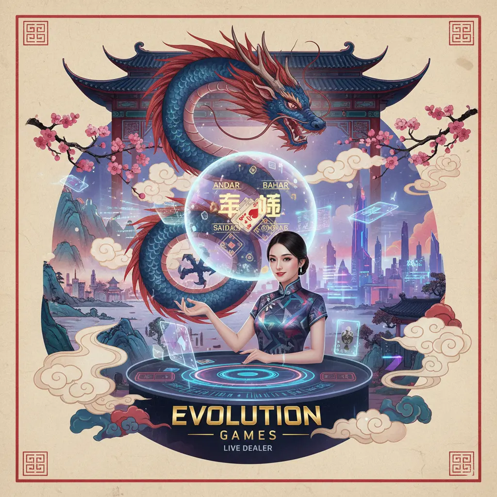 Live dealer andar bahar online - Evolution