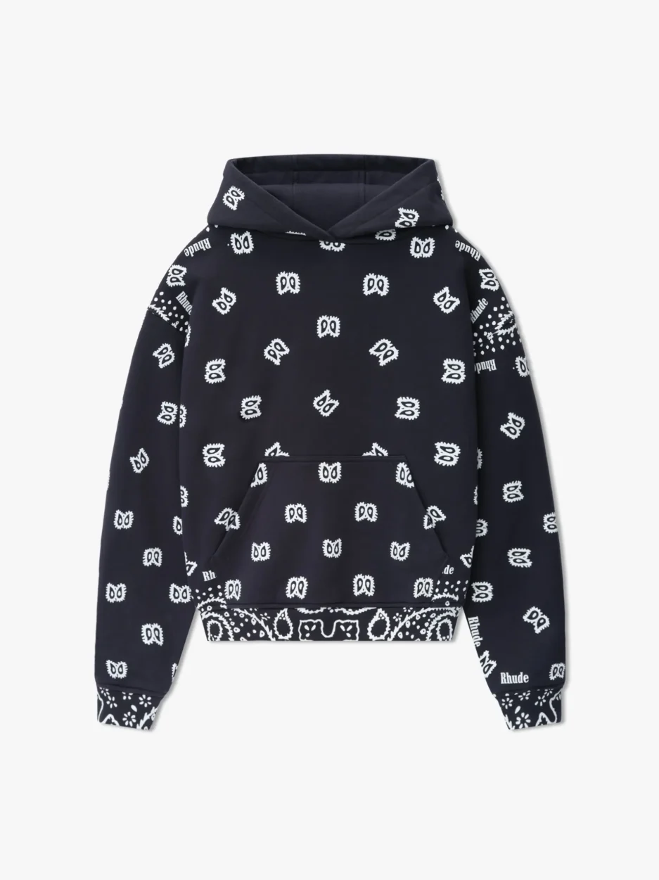 BANDANA PRINT RHUDE HOODIE