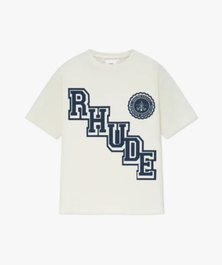 RHUDE COLLEGIATE CREST TEE