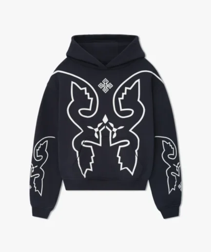 RHUDE WESTERN LOGO HOODIE