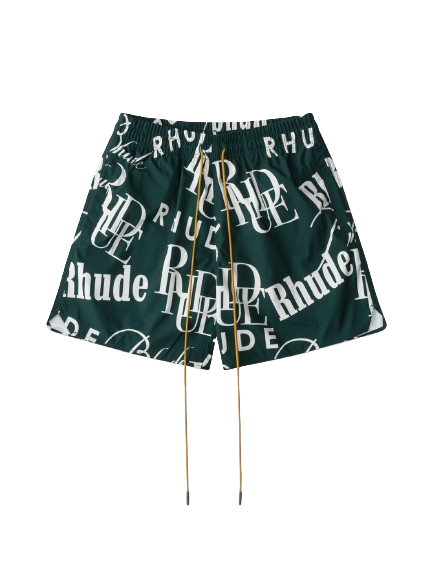 Rhude Mash-Up Logo Swim Short